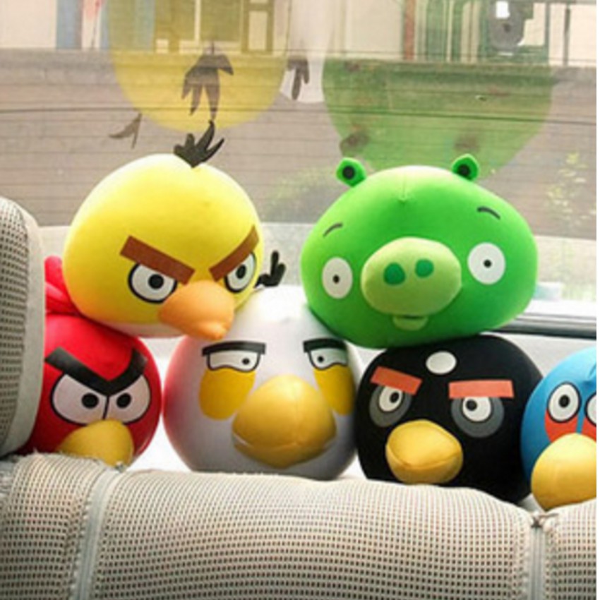 Bộ 5 than hoạt tính thanh lọc không khí cho oto và phòng hình Angry birds 206141 6(màu ngẫu nhiên)