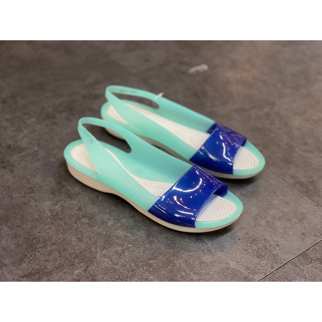 Giày Sandal Nữ Colorblock Flat Women'S Chính Hãng, Size 35 36 37 38 39 - Sấu Vui Vẻ