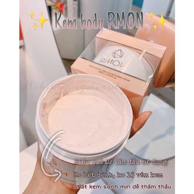 Kem Dưỡng Trắng Da Body Rmon, Kem Dưỡng Body Rmon