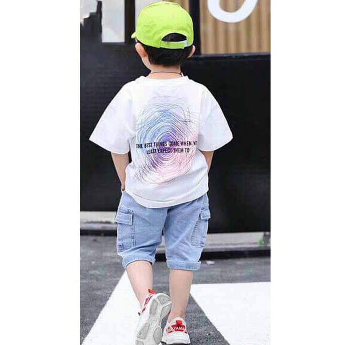 ÁO THUN BÉ TRAI KIỂU HIP HOP