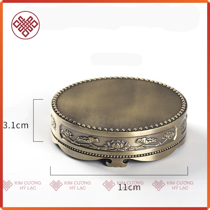 Đế Để Tượng Phật - Đôn Tượng Phật-  Đồ Thờ Cúng - Lư Xông Trầm - Vật Phẩm Phong Thủy Mật Tông  Hợp Kim