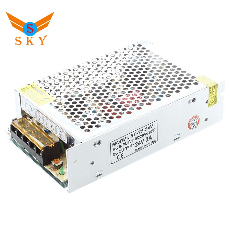 Bộ Biến Áp Nguồn 110/220v 24v 3a 72w Cho Đèn Led Dây M7
