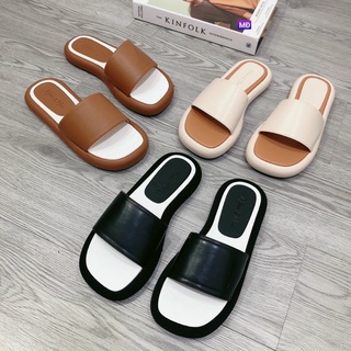 Dép đế bọc quai ngang phối 2cm