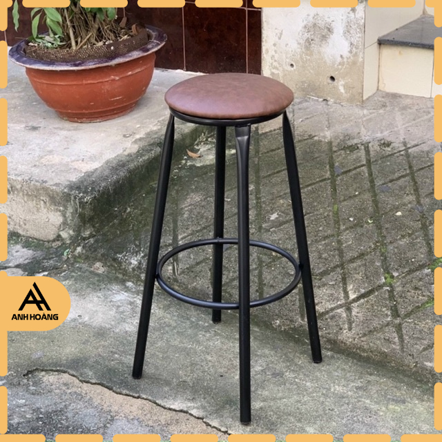 🟡 GHẾ BAR CAO 75CM NGỒI QUẦY KHÔNG TỰA LƯNG MỚI 💯