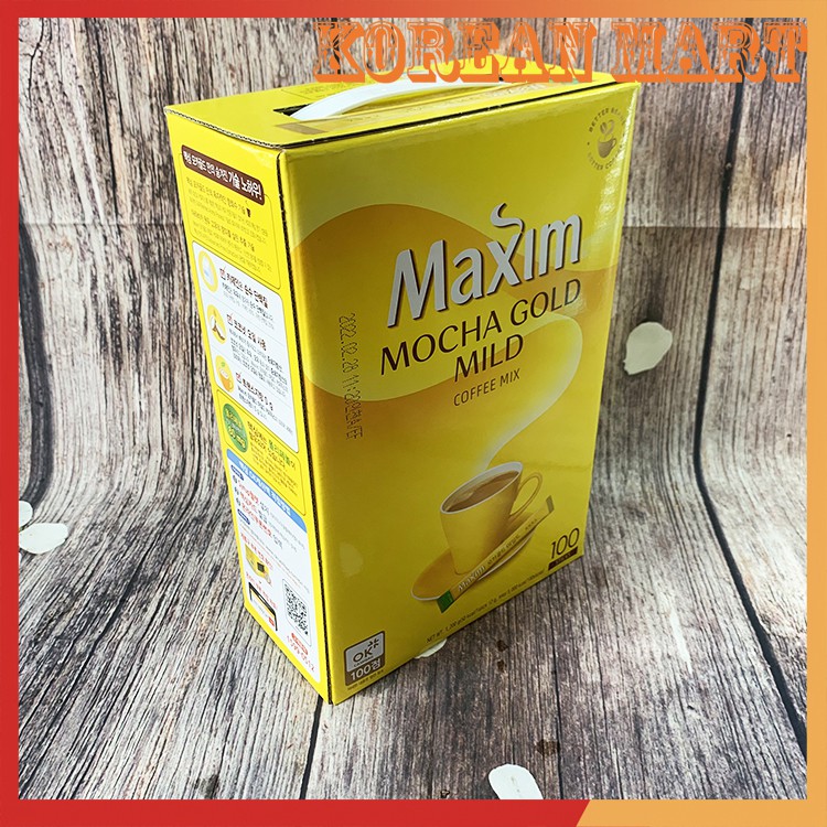 CÀ PHÊ MAXIM MOCHA GOLD HÀN QUỐC 100 GÓI (CÓ QUAI XÁCH LÀM QUÀ TẶNG) | BigBuy360 - bigbuy360.vn