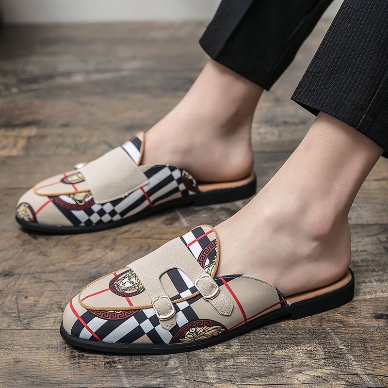 Giày Lười Da Phong Cách Retro Thời Trang Cho Nam