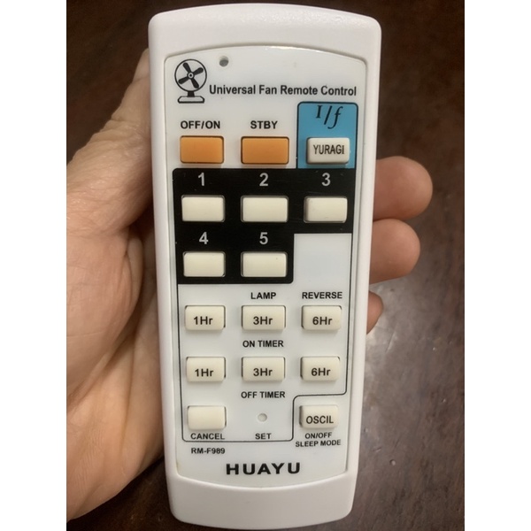 Remote điều khiển quạt đa năng RM989-bảo hành lỗi đổi mới
