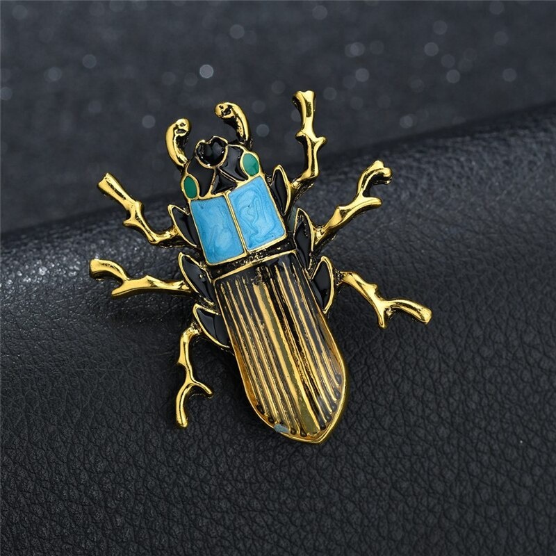 Ghim cài áo kiểu dáng bọ cánh cứng độc đáo sang trọng