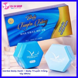 Combo 2 Hộp Kem Body Vip white Truyền trắng, Kem Body Thượng hạng VipWhite - Mẫu mới 2024