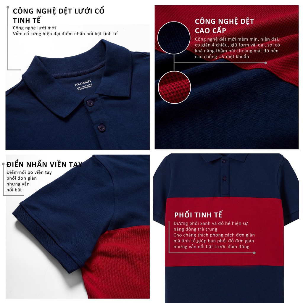 Áo thun polo nam POLOSHIRT chất CVC cotton cá sấu co giãn cổ bẻ tay ngắn lỡ PLS06 - Leo Vatino | BigBuy360 - bigbuy360.vn