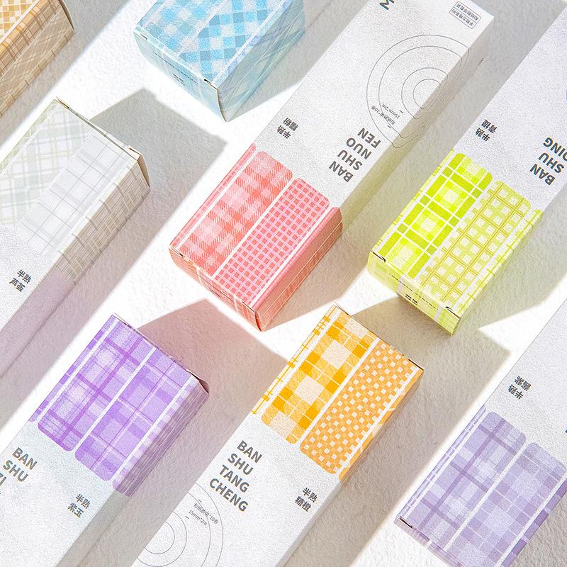 Hộp 10 Cuộn Washi Tape MGZC Dài 2M Trang Trí Bullet Journals