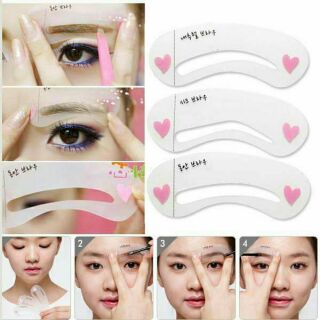 Set 3 Khuôn kẻ mày