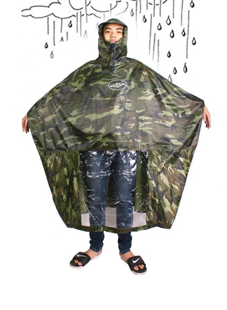 Áo mưa siêu nhẹ chống thấm 1 đầu & 2 đầu - ảnh thật shop chụp