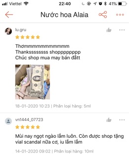 Mẫu thử nước hoa Alaia Paris
