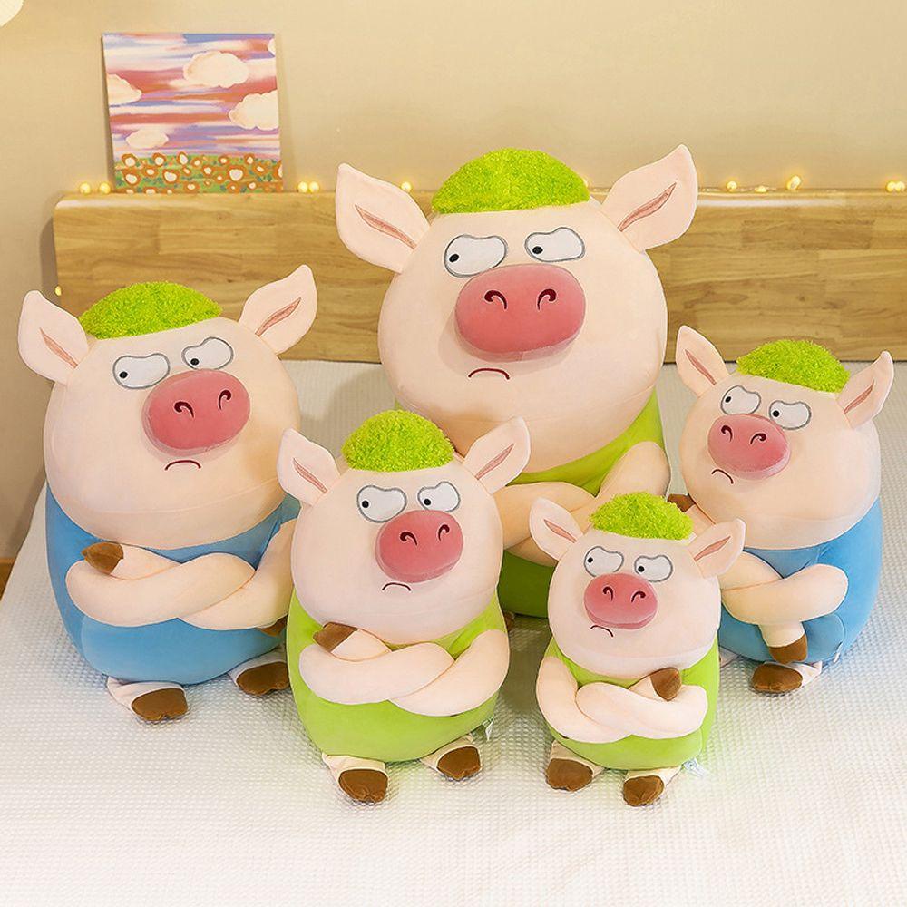 Chú Heo Giận Dữ Nhồi Bông Mềm Mại Trang Trí Nhà Cửa