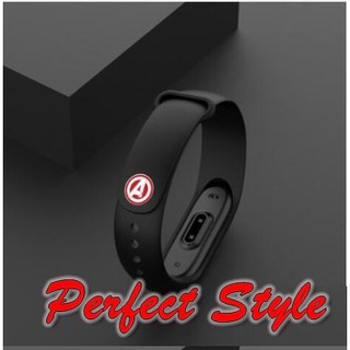 Dây đeo Miband 3 4 / miband 5- miband 6 Avenger (Mi Band 4 Avengers) ( bán nút riêng và combo)