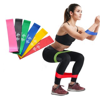 Dây Miniband Đàn Hồi Kháng Lực Tập Mông Đùi Cho Nữ - Dây Thun Cao Su Co Giãn Tập Gym Tại Nhà