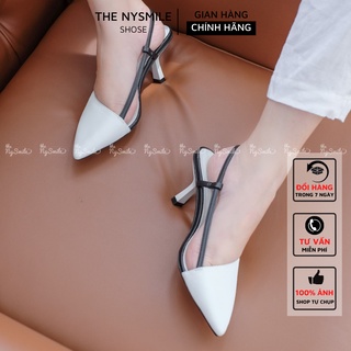 Giày cao gót mũi nhọn 5cm FLASH SALE - THE NYSMILE - Gót nhọn công sở phối - WATO thumbnail