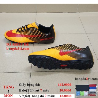 Giày đá bóng 188 ( + balo(túi) rút + vớ(tất) )