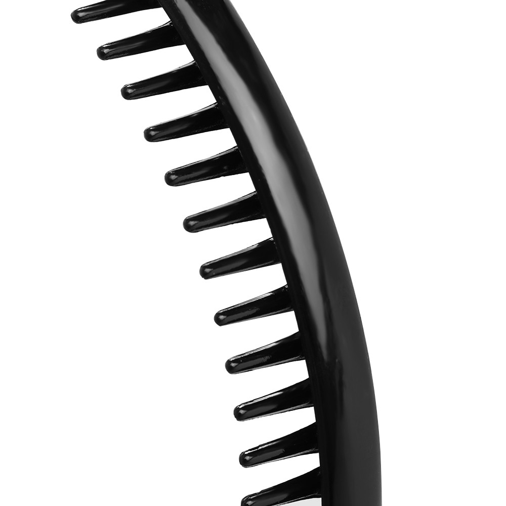 Băng đô nhựa màu trơn kiểu dáng đơn giản