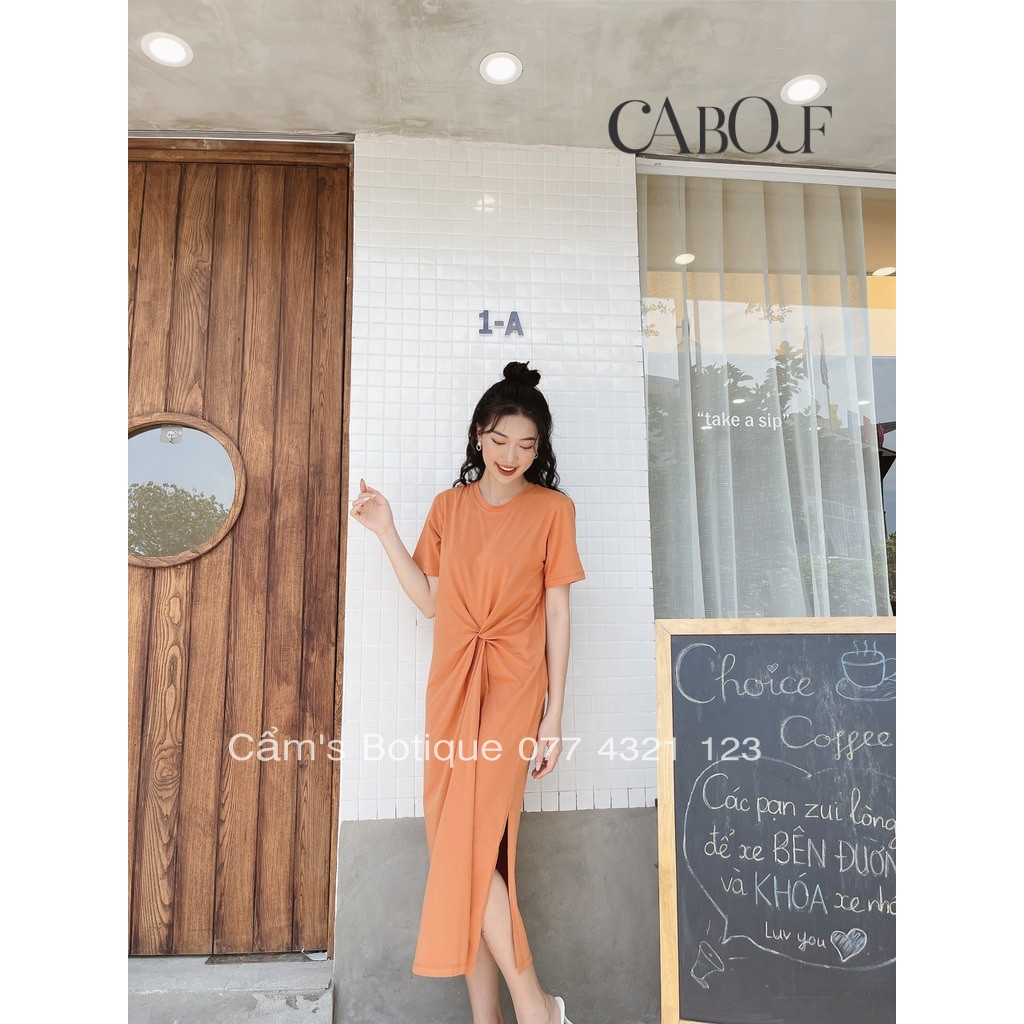 Đầm thun dáng suông , váy thun cotton dáng suông cao cấp, đầm bầu suông rộng thương hiệu CABOUF | BigBuy360 - bigbuy360.vn
