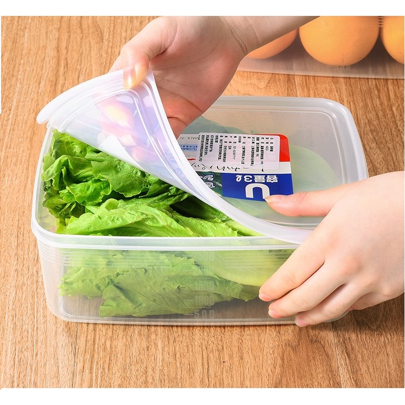 Bộ 3 hộp đựng thực phẩm 3L cỡ lớn nắp kín dùng cho quán ăn, nhà hàng Nội địa Nhật Bản