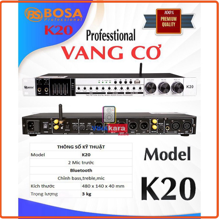 Vang cơ Bosa K20 Chính hãng