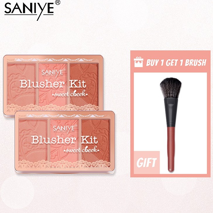 Bảng phấn má hồng SANIYE E0337 màu lì 10.6g | BigBuy360 - bigbuy360.vn