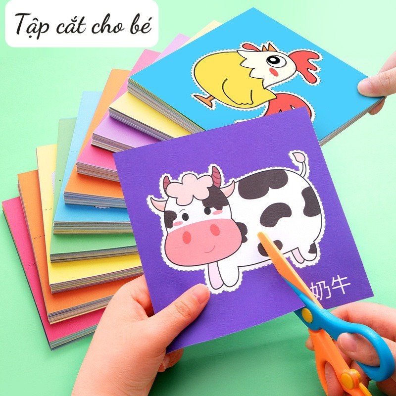 bộ cắt giấy thủ công kèm kéo