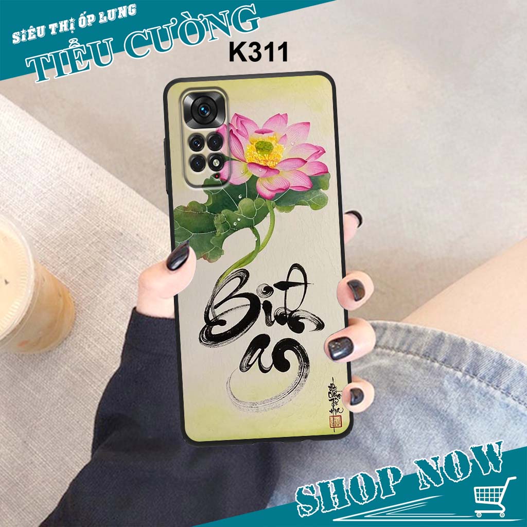 Ốp Xiaomi REDMI NOTE 11 / 11S 4G in hình thời trang thư pháp RẺ BỀN ĐẸP