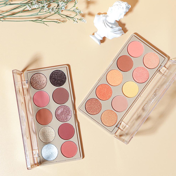 Bảng Phấn Mắt Hllr Ánh Ngọc Trai Nhung Mịn Trang Điểm Tạo Khối