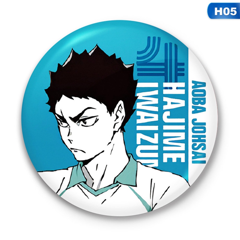 flowersqueen Huy Hiệu Hinata Shyo 58mm Kiểu Dáng Thời Trang Cá Tính