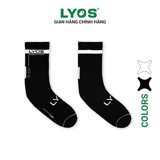 Vớ LYOS Socks Đen/Trắng