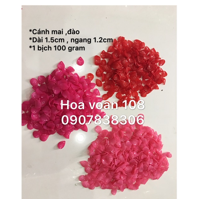 Cánh hoa mai, hoa đào