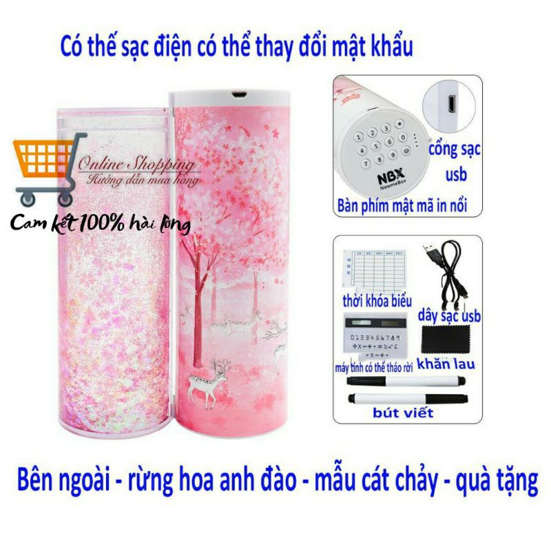 Hộp Đựng Bút Khóa Mật Mã Thông Minh