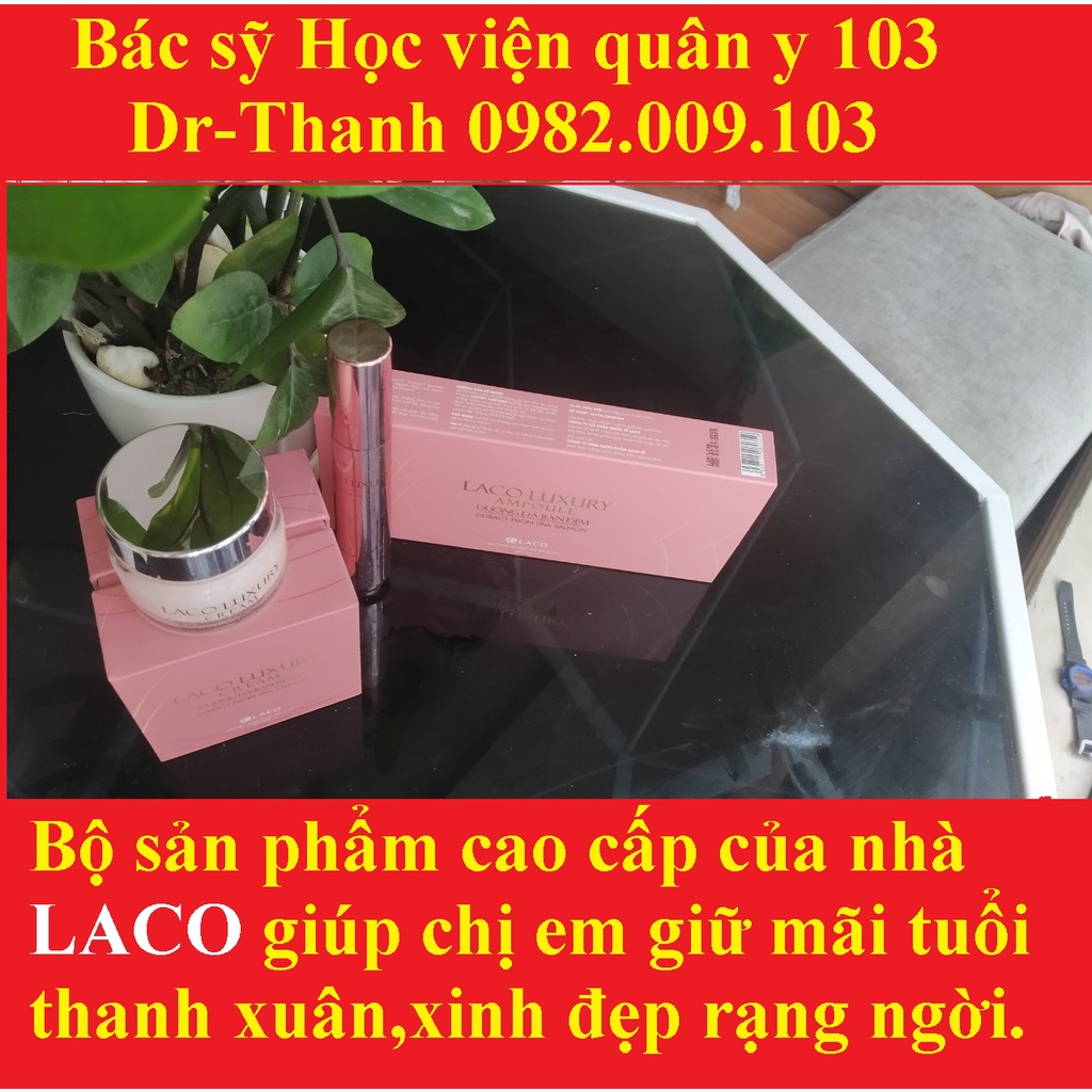 Laco luxury ampoule kem ban đêm Laco ampoul (kem dưỡng da ban đêm)