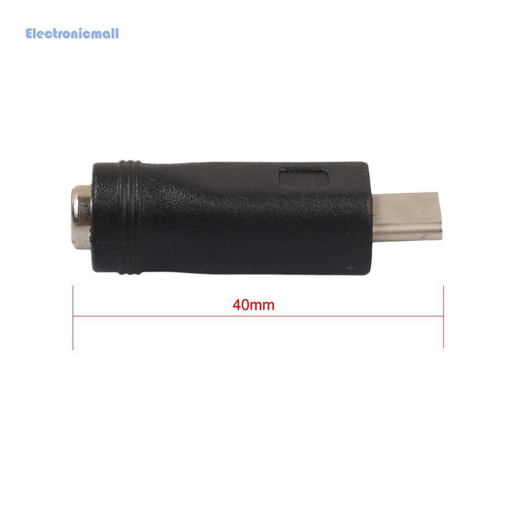 DC Đầu Chuyển Đổi Usb Type-C Sang 5.5x2.1mm Cho Laptop Pc