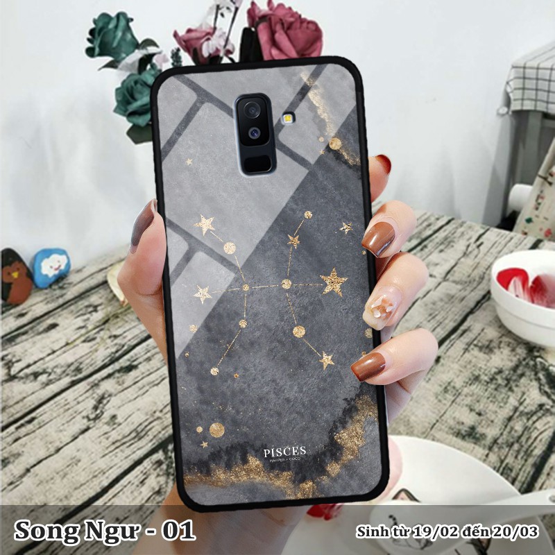 Ốp kính samsung A6 Plus 2018 in cung hoàng đạo | BigBuy360 - bigbuy360.vn