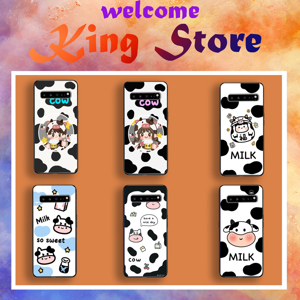 Ốp lưng Samsung S10/S10 5G/S10 Lite/S10 Plus in hình bò sữa đẹp, độc, lạ_KINGSTORE.HN_Ốp SS S10/S10 5G/S10 Lite/S10 Plus
