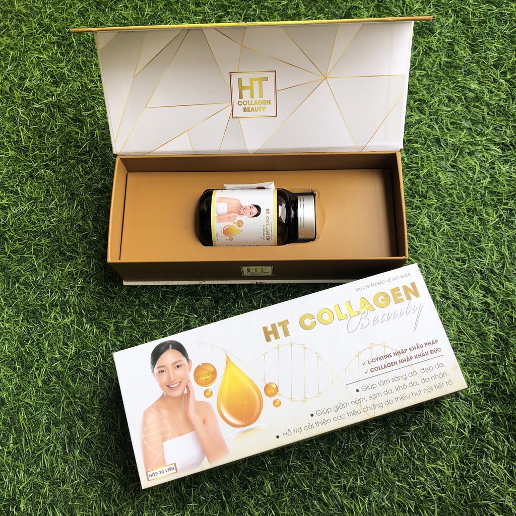 Thực phẩm chức năng đẹp da HT Collagen - Viên uống trắng da, căng mịn da sau 1 tháng | BigBuy360 - bigbuy360.vn