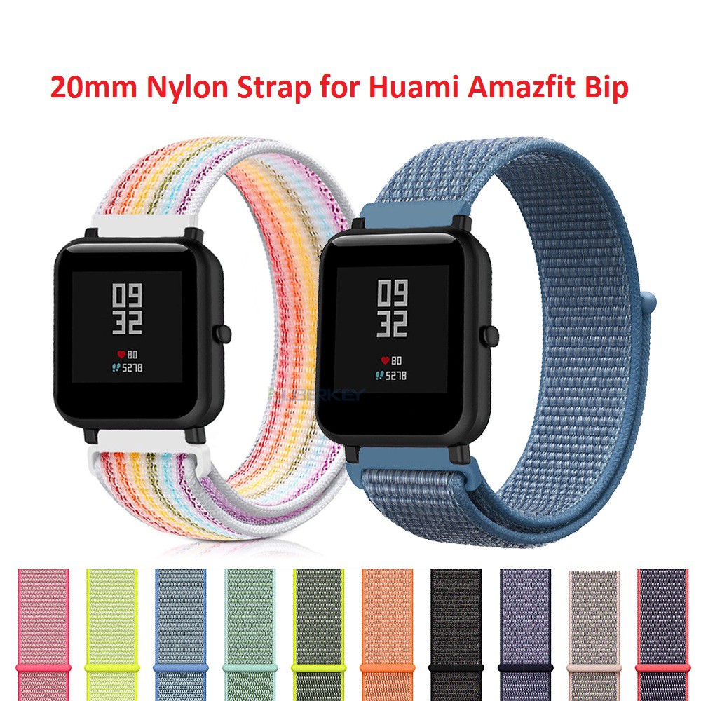 Dây Đeo Nylon Thể Thao Cho Đồng Hồ Thông Minh Xiaomi Huami Amazfit Bip Bit Pace Lite Youth