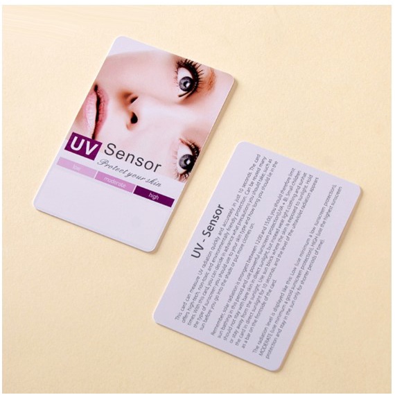 Thẻ Card PVC cứng kiểm tra tia xanh lam/ tia cực tím/ tia UV giúp cảnh báo chuyên dụng