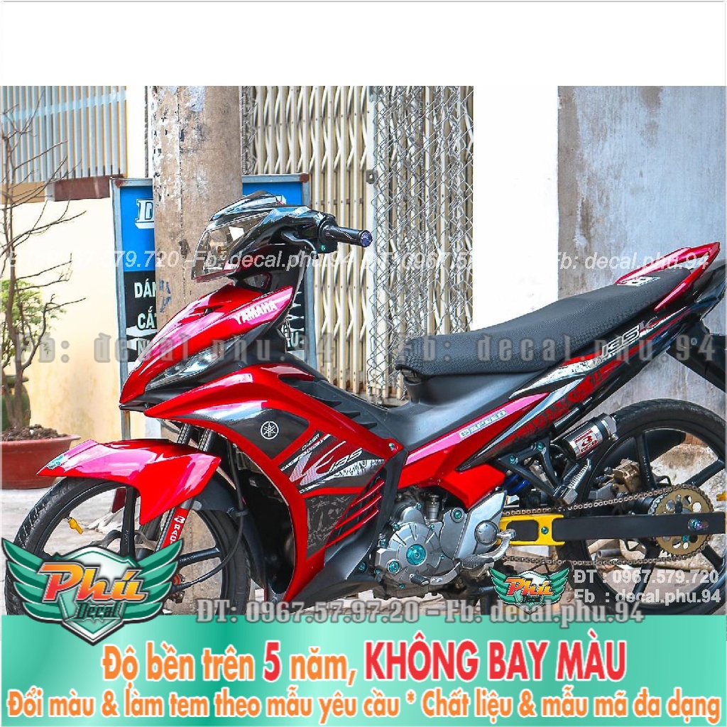 Tem Rời Exciter 135 Lc đỏ đen (K) -1