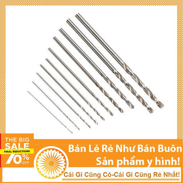 Hộp 10 chiếc mũi khoan mini 0.5 mũi khoan mạch điện tử khoan gỗ khoan đa năng