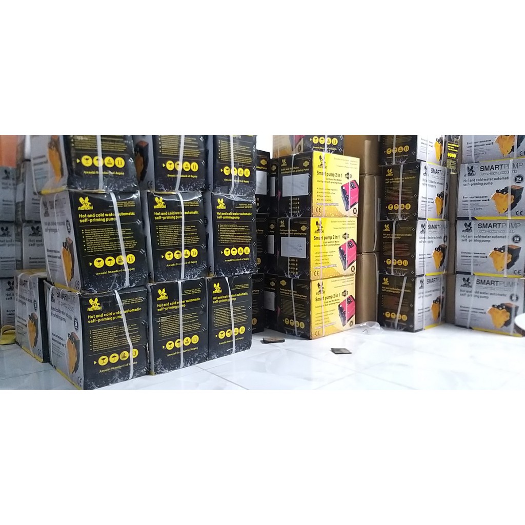 Máy bơm tăng áp AWASHI AS-900W-siêu rẻ-siêu êm