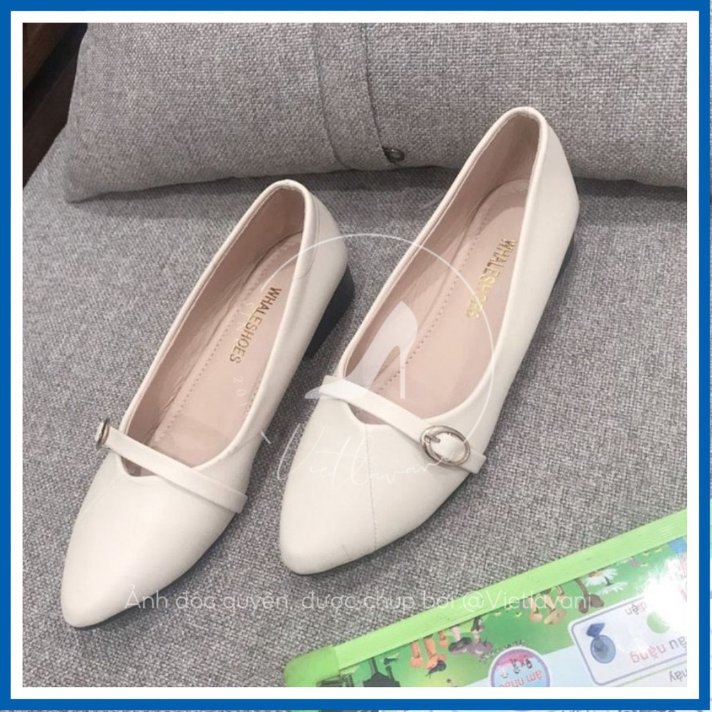 Giày Búp Bê Khóa Ngang da mềm , êm chân mã XKB6