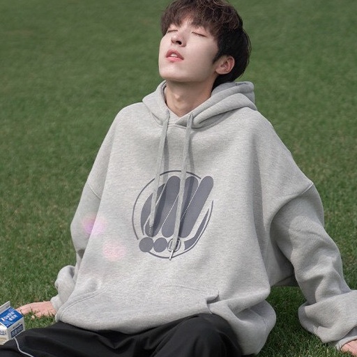 Áo khoác nỉ bông cotton dày mịn - hoodie nam nữ form rộng unisex dấu chấm than - 2N Unisex