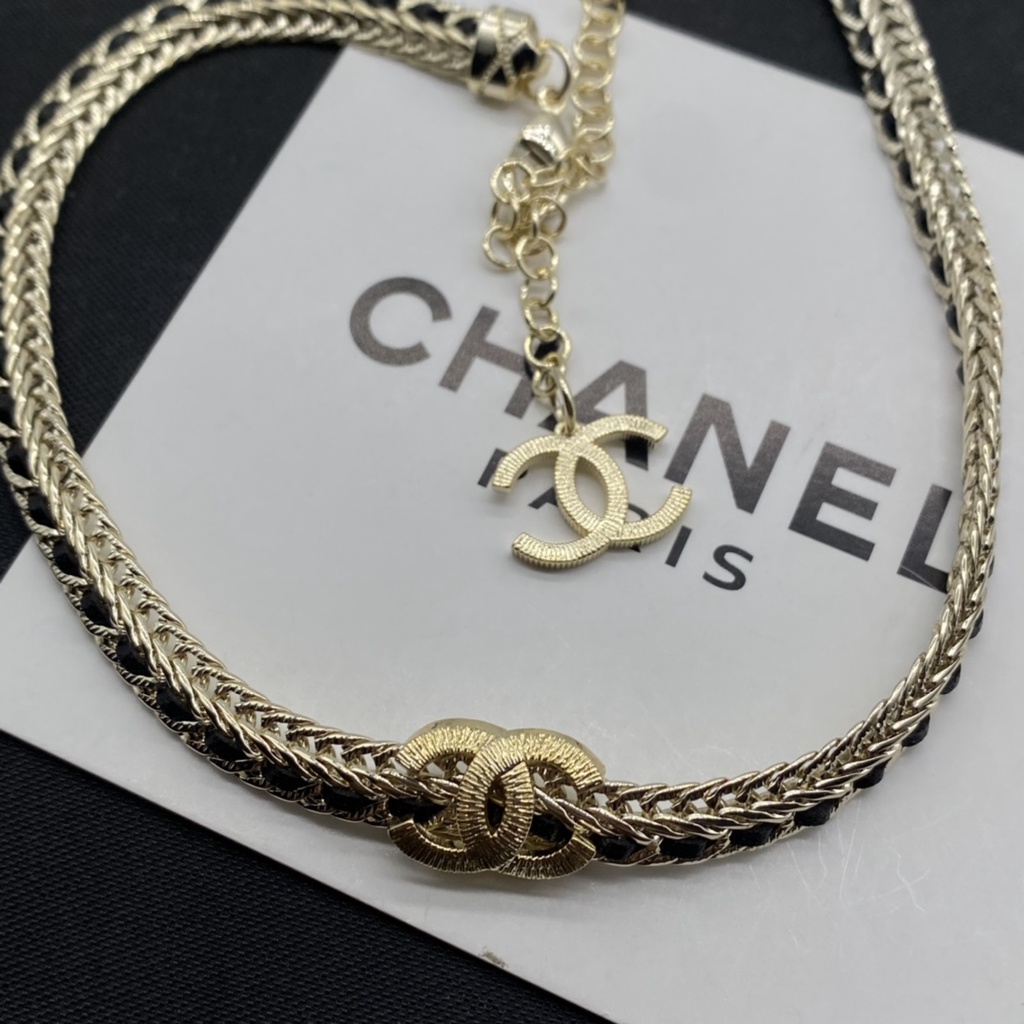 Dây Chuyền Da Đen Phong Cách Retro Thời Trang 2022c