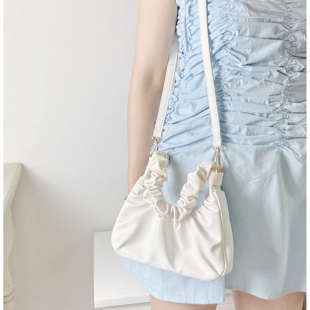 Túi xách tay/ đeo dưới cánh tay IELGY từ da PU hình dạng độc đáo thời trang cho nữ