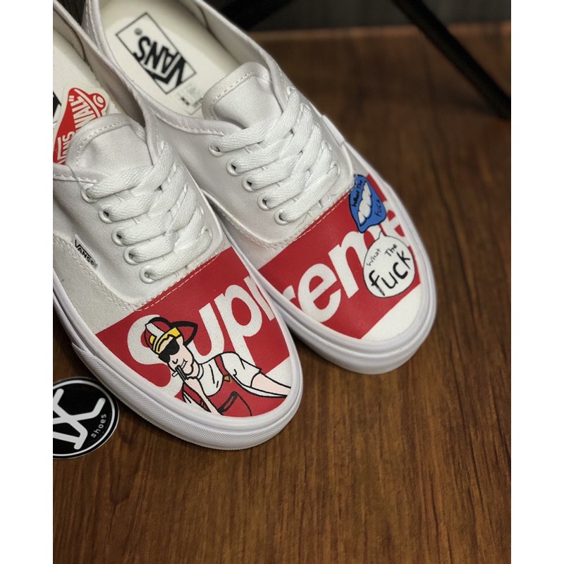 Giày Thể Thao Vans X Supreme Chính Hãng